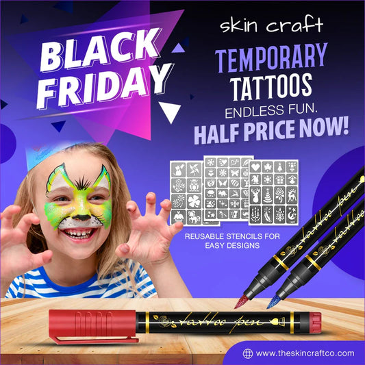 Safe Temporary Tattoo Pens