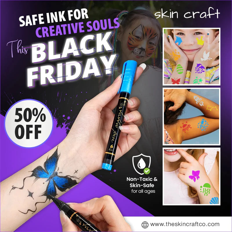 Safe Temporary Tattoo Pens