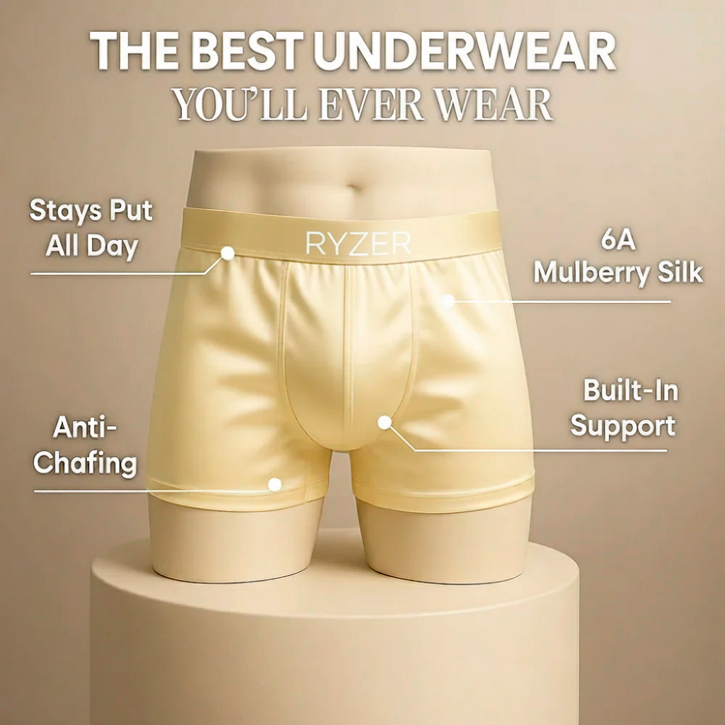 Premium Silk Boxers | All-Day Comfort