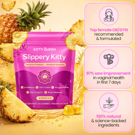 Ryzer™ Slippery Kitty All-In-One Vaginal Probiotic + Moisture Gummies
